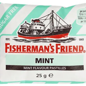 Fisherman's Friend Grønn uten Sukker 25g
