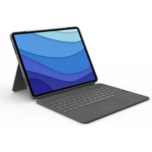Logitech Combo Touch -tangentbord/skyddsfodral, 12,9" iPad Pro (5:e och 6:e generationen)