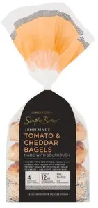 Dunnes Stores Simply Better Irish Made Tomato & Cheddar Bagels