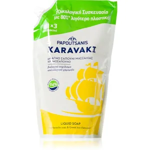 PAPOUTSANIS Karavaki Pouch refill med kamomill flytande handtvål refill 900 ml