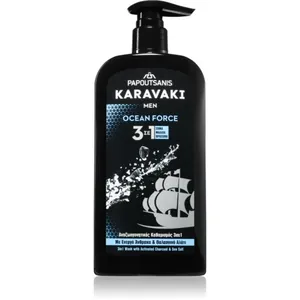 PAPOUTSANIS Karavaki Ocean Force rengöringsgel 3 i 1 550 ml