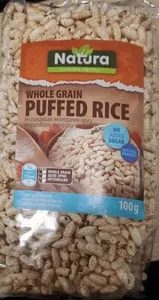 Whole grain puffed rice