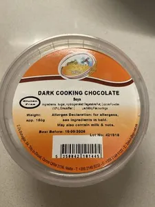 Dark Cooking Chocolate