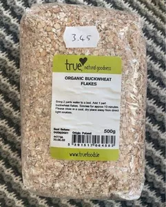 Organic buckwheat flakes