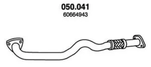 Avgasrör PEDOL 050.041