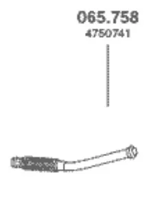 Avgasrör PEDOL 065.758