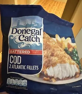 Battered Cod Atlantic Fillets
