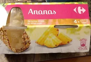 Ananas Au sirop léger
