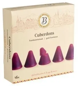 Les Belges Cuberdons Goût Framboise 16 Pièces