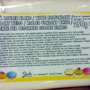 Fondant à rouler blanc