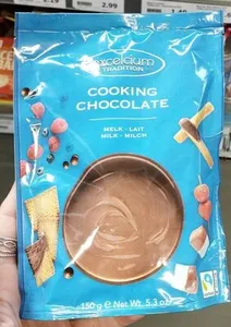 Cooking chocolate lait