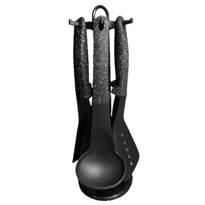 Köksredskap med Stativ - Svart