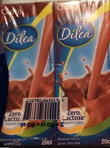 Boisson lactée goût chocolat 0 lactose