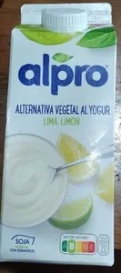 Alternativa vegetal al yogur Lima limón
