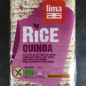 Galettes de riz fines au quinoa