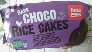 Galettes de riz au chocolat noir