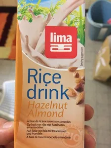 Hazelnut almond rice drink