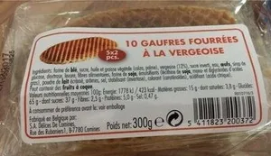 10 gauffres fourrées à la vergeoise