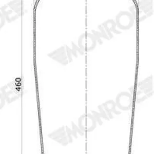 Luftbälg MONROE ASP2010