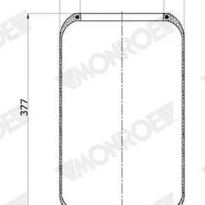 Luftbälg MONROE ASP2038
