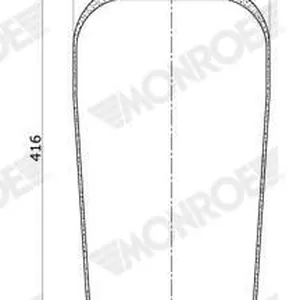 Luftbälg MONROE ASP2041