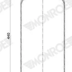 Luftbälg MONROE ASP2044