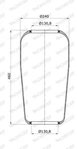 Luftbälg MONROE ASP2021