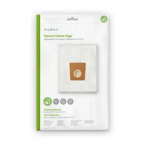 Nedis Dammsugarpåse | 10 st. | Syntetisk | Säljs mest för: Bosch / Siemens | Vit