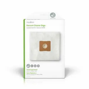 Nedis Dammsugarpåse | 4 st. | Syntetisk | Säljs mest för: Daewoo SB90 | Vit