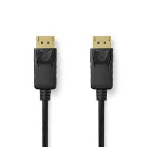 Nedis Displayport-kabel | DisplayPort Hane | DisplayPort Hane | 8K@60Hz | Guldplaterad | 2.00 m | Rund | PVC | Svart | Label