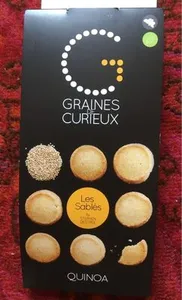 Biscuits sablés GRAINES DE CURIEUX