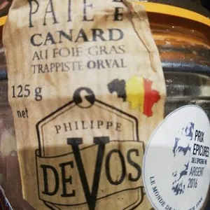 Pâté de canard au foie gras trappiste orval