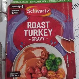 Schwartz roast turkey gravy