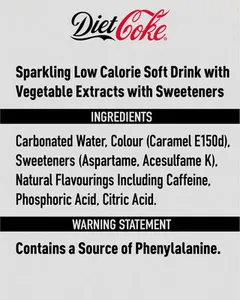 Coca-cola diet (UK)