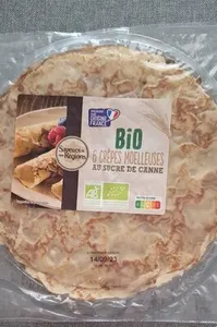 6 Crêpes moelleuses au sucre de canne