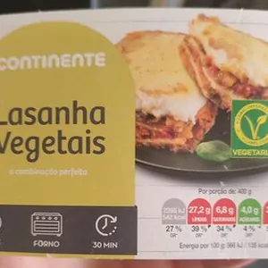 Lasanha Vegetais