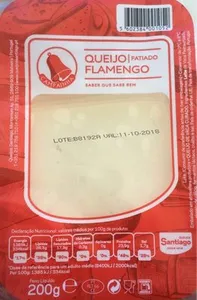 Queijo Flamengo Fatiado