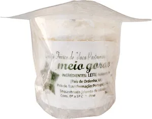 Queijo Fresco de Vaca Pasteurizado meio gordo