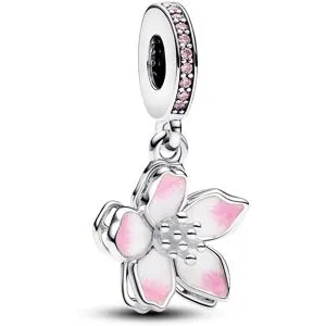 Pandora Timeless Cherry Blossom Sterling Silver enamel berlock 790667C01