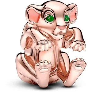 Pandora Disney x Pandora The Lion King Nala Charm 14k Rose gold-plated blend Enamel Green berlock 783250C01