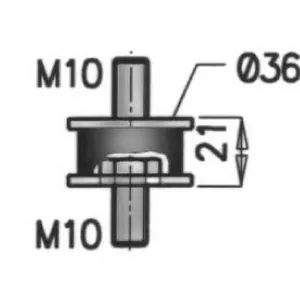 Gummilist, avgassystem DINEX 50910