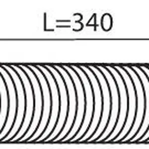 Avgasrör DINEX 82140