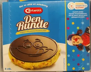 Den Runde Mørk Pålægschokolade