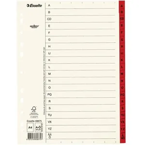 Register A4 A-Ö servo