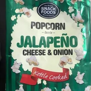 Pop corn goût Jalapeño, cheese & onion