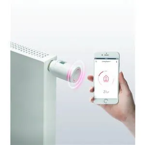 Danfoss Living Eco Radiatortermostat Vit, 4-28 °c, Värme