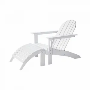 Adirondack Däckstolspall - Vit