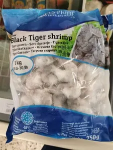 чёрные креветки