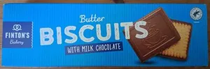 Butter Biscuits with milk chocolate