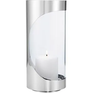 Georg Jensen Chrome Contours ljuslykta 28cm 10020462